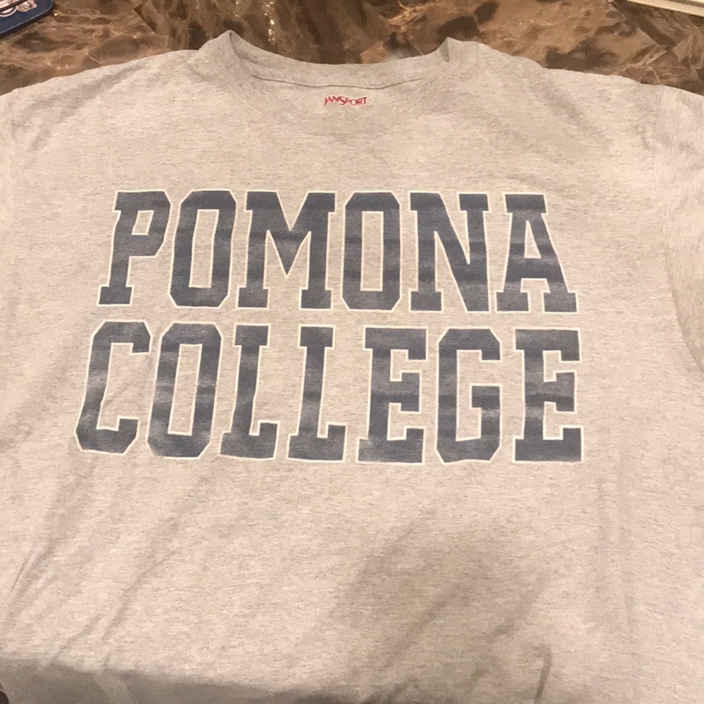 VTG pomona college grey tshirt